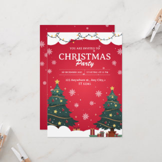 Convite Você É Convidado Para A Festa De Natal