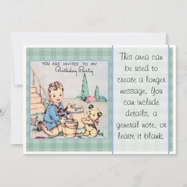 Convite Você É Convidado Para Minha Festa de aniversário (Frente)