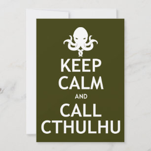 Convite Você é convidado para um H.P. Partido Lovecraft