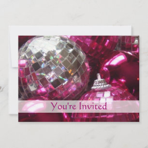 Convite 'Você é Convidado' Rosa Baubles