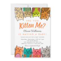 Você É Kitten? Gatos de Gato Chá de fraldas Neutro