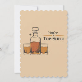 Convite Você é o melhor Shelf Engraçado e velho Aniversári