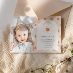 Convite Você é o meu primeiro aniversario Retrospectivo So