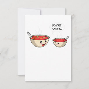 Convite Você é o Souper Cook and Soup Lover