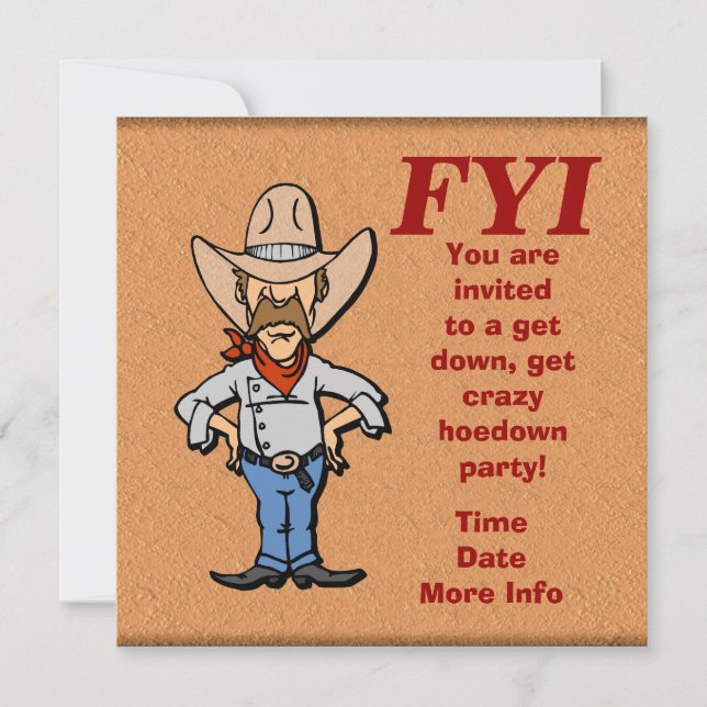 Convite Você está convidado (Frente)