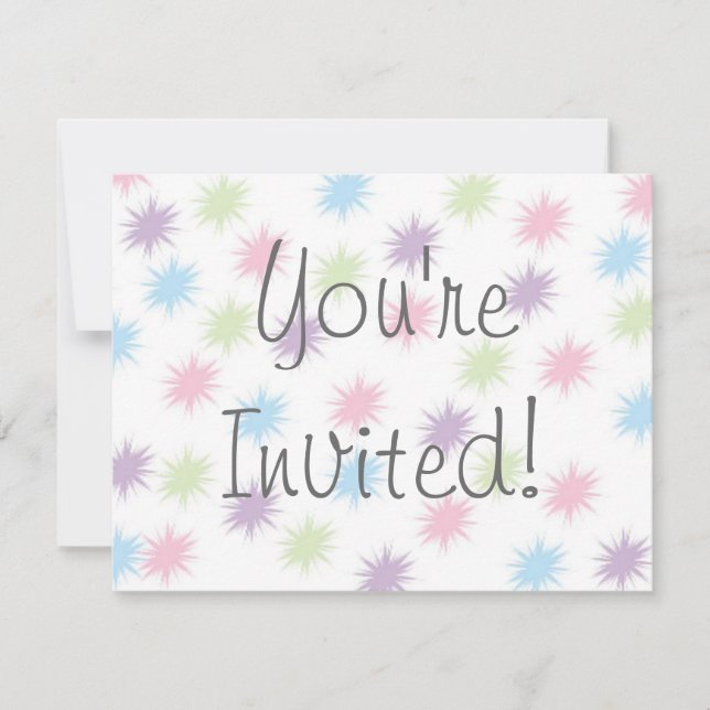 Convite Você está convidado! (Frente)