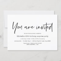 Você está convidado, Festa de aniversário surpresa