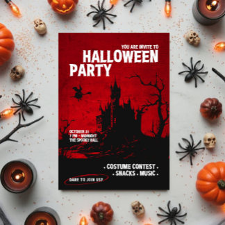 Convite Você está convidado para a Festa de Halloween
