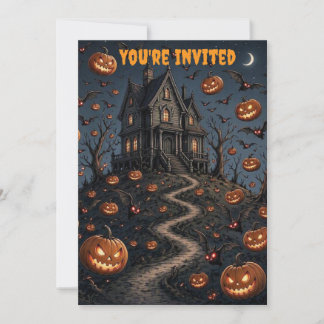 Convite Você está convidado para o Halloween