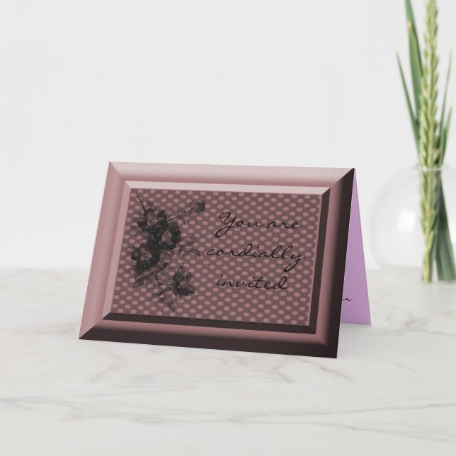 Convite Você está cordialmente convidado (Frente)