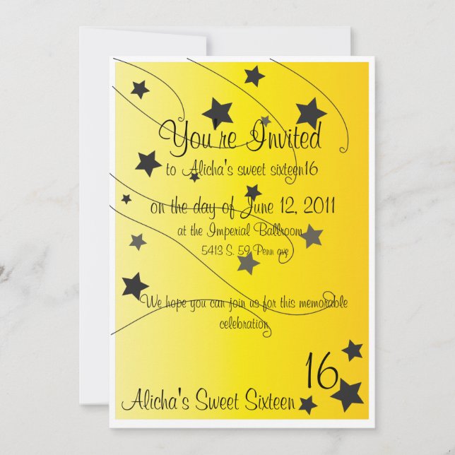 Convite Você foi convidado (Frente)