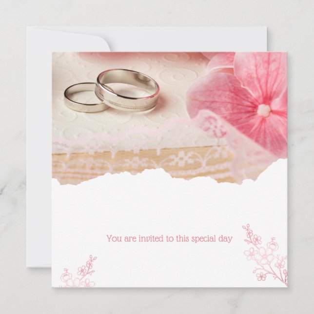 Convite Você foi convidado para este dia especial (Frente)