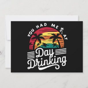 Convite Você Me Conquistou no Dia de Bebedeira Camiseta Di