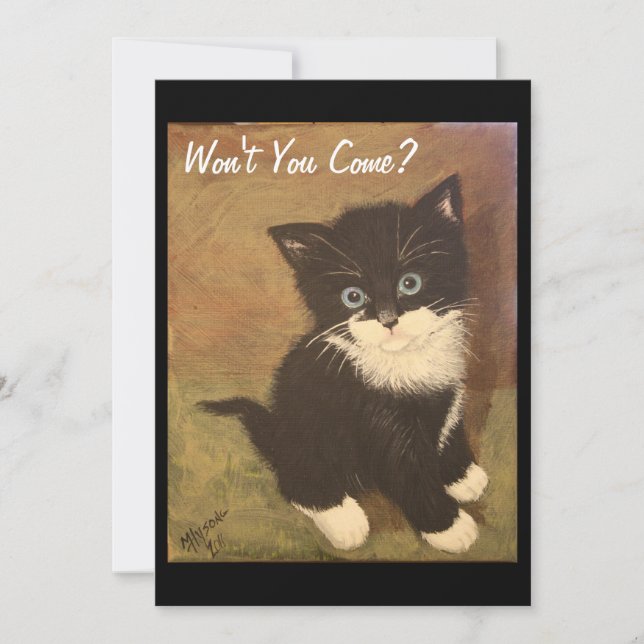 Convite Você não virá? (Frente)