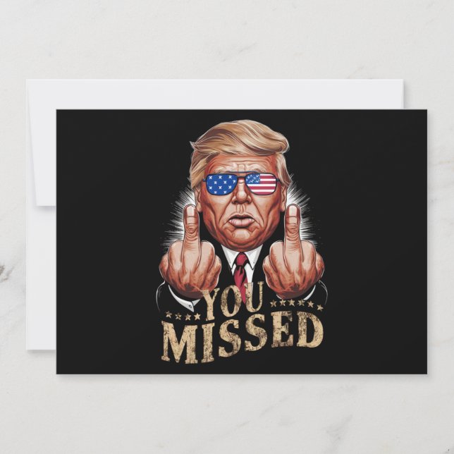 Convite Você Perdeu Donald Trump Eleição EUA (Frente)