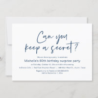 Você Pode Manter Uma Festa de aniversário Secreta 