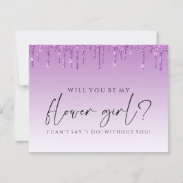 Convite Você Será A Minha Porta-Pontas - Lixeira Roxa