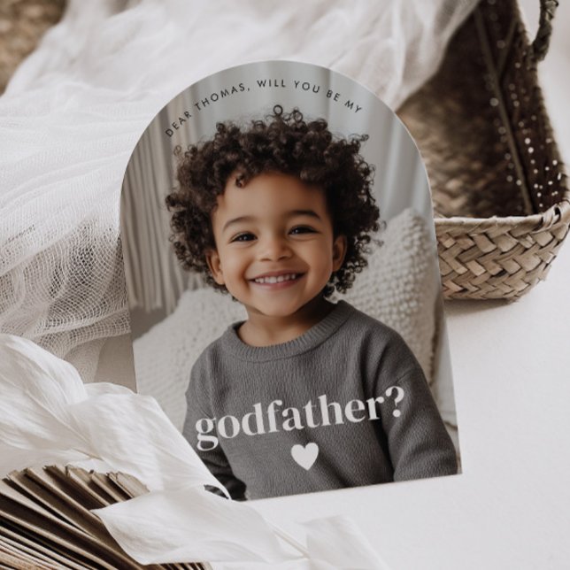 Convite Você Será A Minha Proposta Fotográfica De Padrinho (Criador carregado)