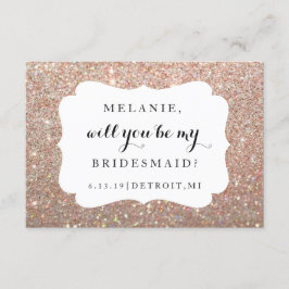 Convite Você será meu brilho do rosa do dia do Dama de