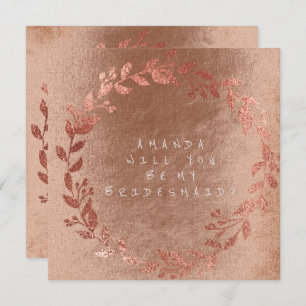 Convite Você Será Meu Champaço Dourado Rosa-Colmeia?