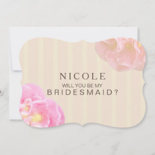 Convite Você será meu convidado personalizado da Bridesm