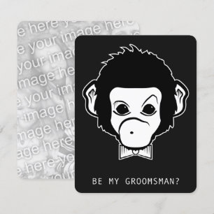 Convite você será meu macaco do senhor do padrinho de