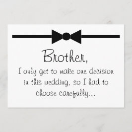 Convite Você será meu melhor homem?