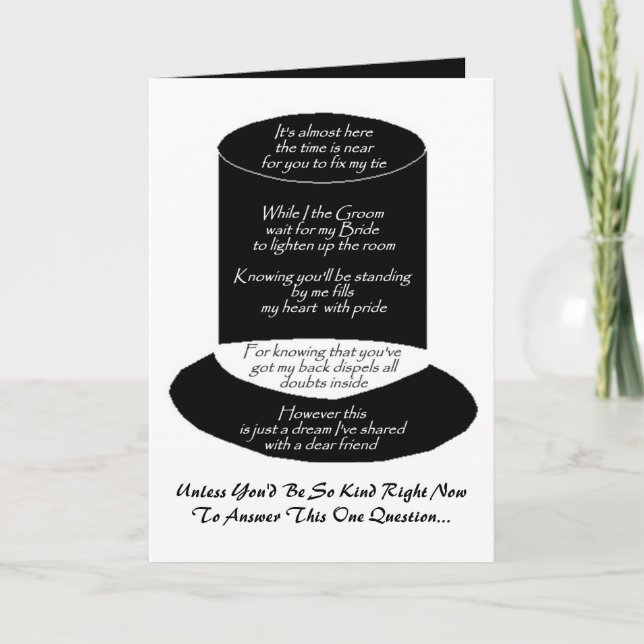 Convite "Você Será Meu Padrinho" (Frente)