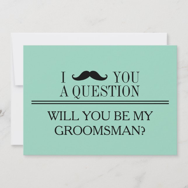 Convite Você será meu Padrinho de casamento? (Frente)
