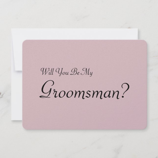 Convite Você será meu Padrinho de casamento com a imagem d (Frente)