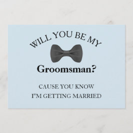 Convite Você Será Meu Padrinho de casamento De Padrinhos d