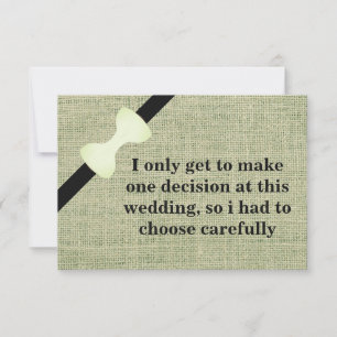 Convite Você será meu Padrinho de casamento? Fundo Burlap