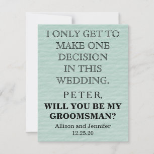 Convite Você será meu Padrinho de casamento? Personaliza