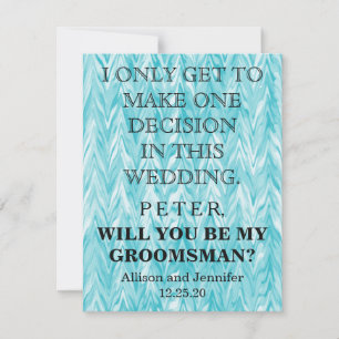 Convite Você será meu Padrinho de casamento?Personalizad