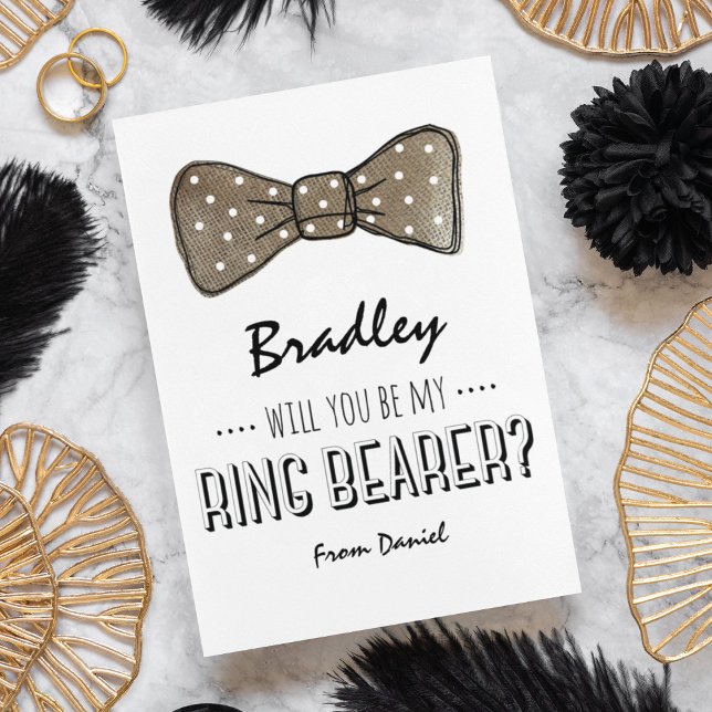 Convite Você Será Meu Portador de Aliança? | Casamento Rús (Criador carregado)