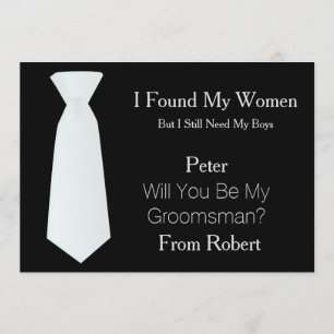 Convite Você será meus branco & traje de cerimónia do