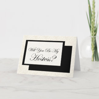 Convite Você Será Minha Anfitriã?