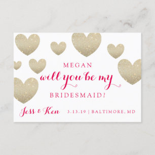 Convite Você Será Minha Carteira De Ponta - Corações?