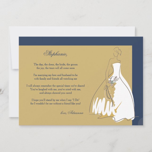 Convite Você Será Minha Colega De Ponta #3 (Frente)