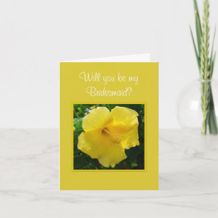 Convite Você será minha dama de Bridesmaid?