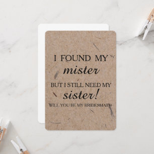 Convite Você será minha dama de honra?