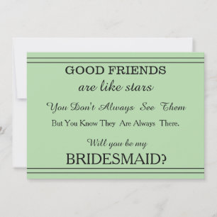 Convite Você será minha dama de honra?