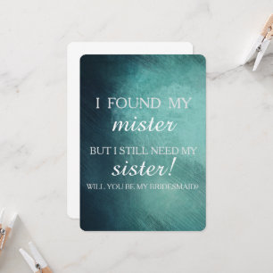 Convite Você será minha dama de honra?