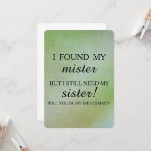 Convite Você será minha dama de honra?