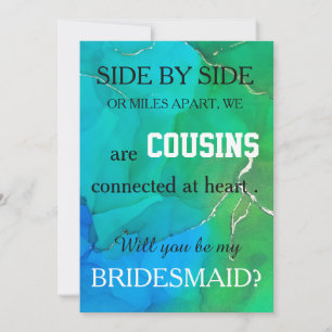 Convite Você será minha dama de honra?