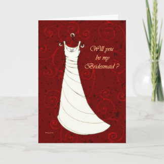 Convite Você será minha dama de honra?
