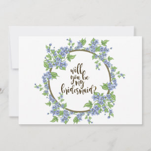 Convite Você será minha dama de honra?