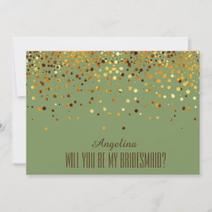 Convite Você será minha dama de honra?