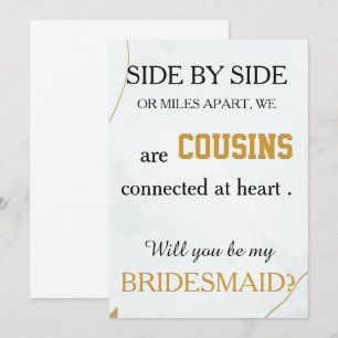 Convite Você será minha dama de honra?