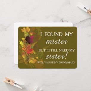 Convite Você será minha dama de honra?